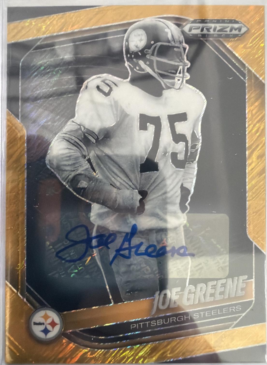 Joe Greene [Autograph Gold Shimmer] #122