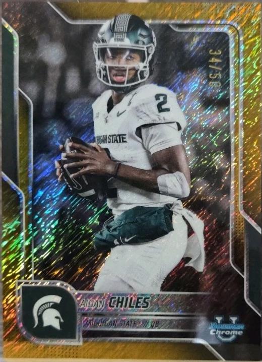 Aidan Chiles [Gold Shimmer Refractor] #150