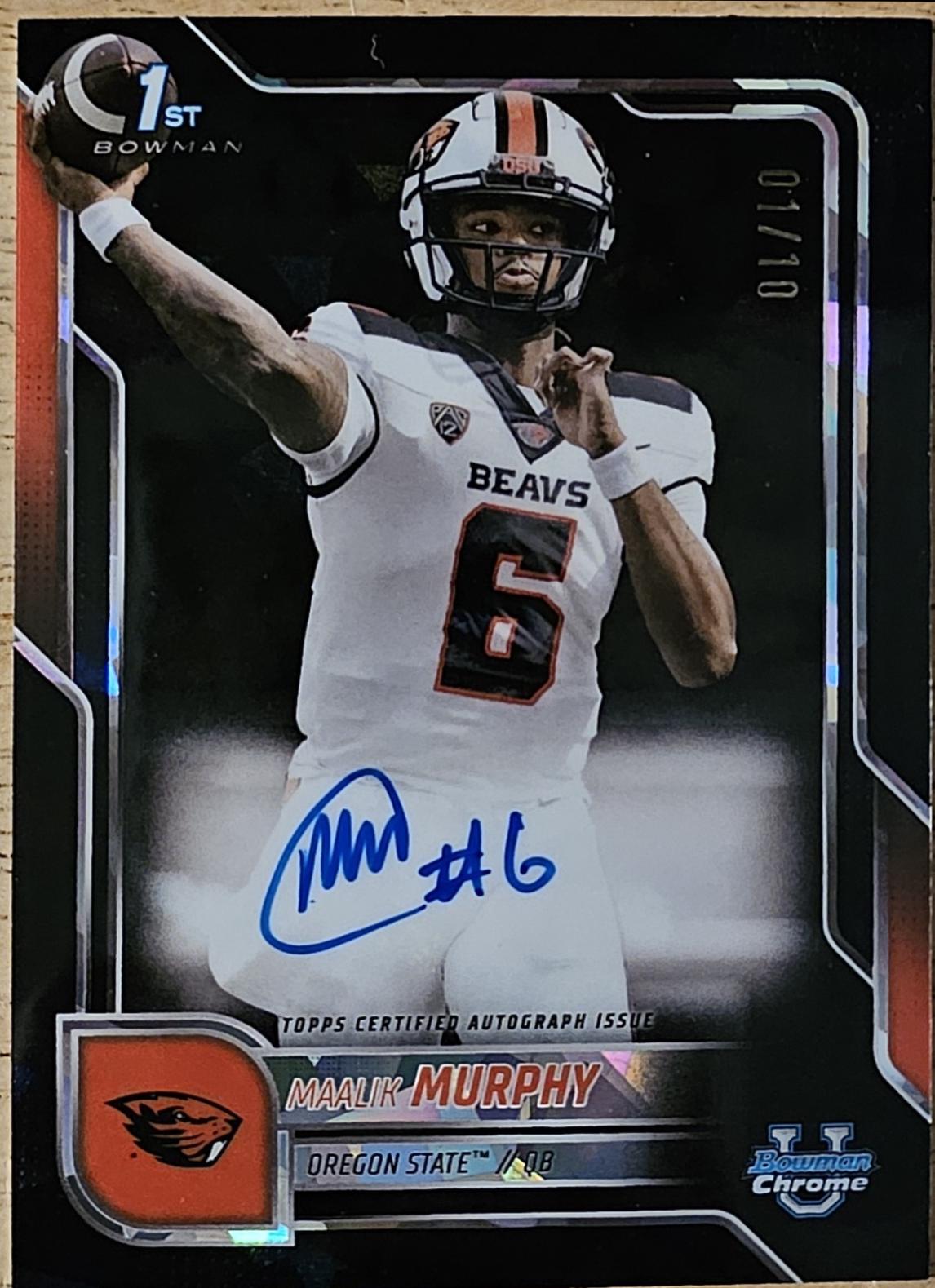 Maalik Murphy [Black Sapphire] #BCA-MAM