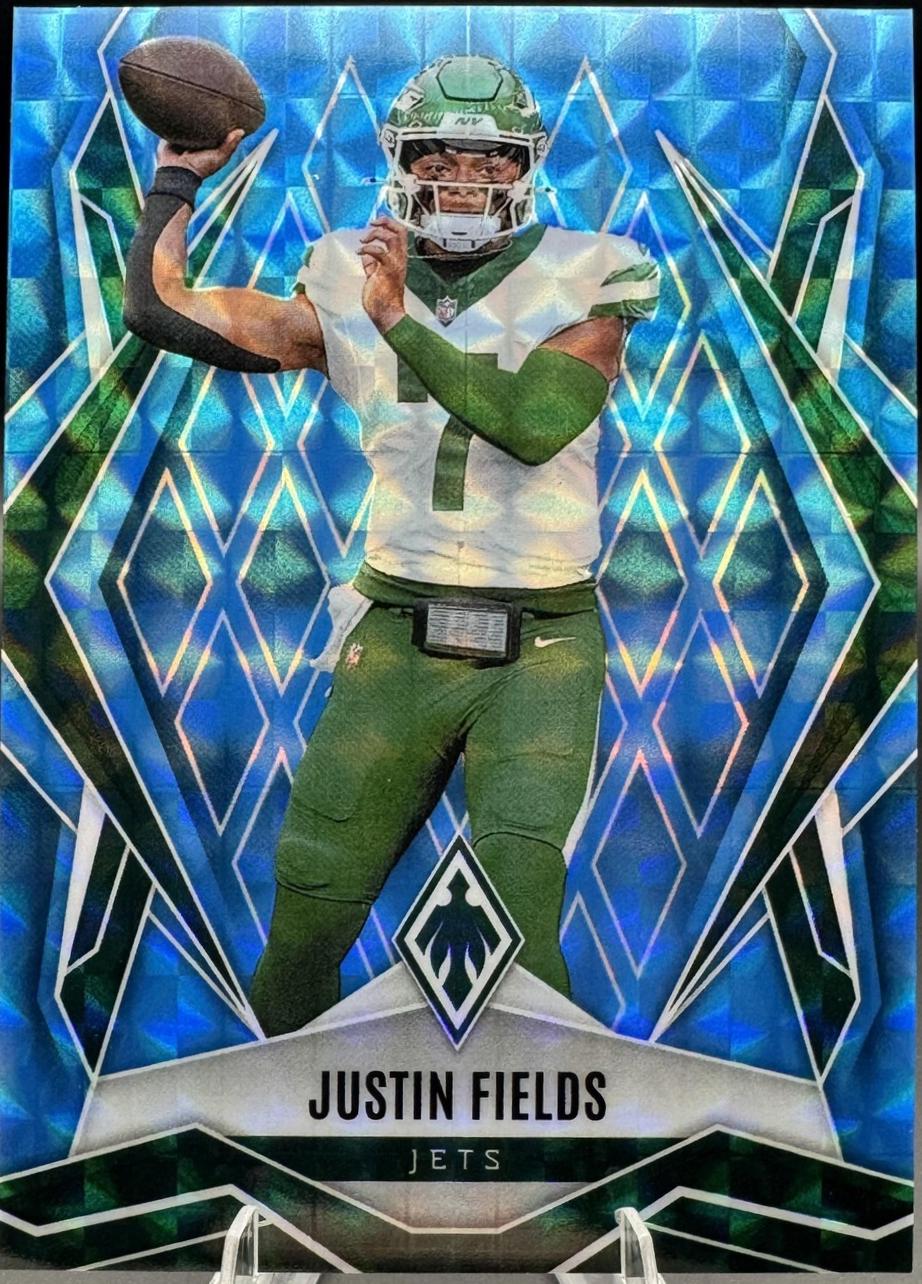 Justin Fields [Light Blue Pyramids] #107