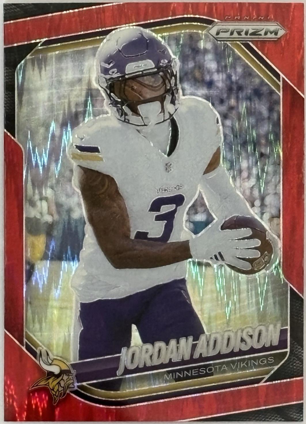 Jordan Addison [Red Flash] #19