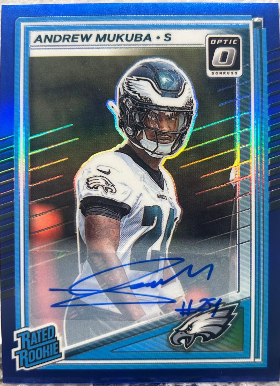 Andrew Mukuba [Blue Autograph] #297