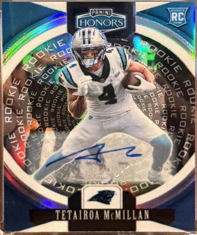 Tetairoa McMillan [Blue Rookie Signature] #33