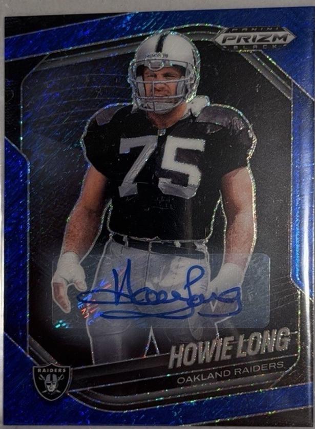 Howie Long [Autograph Blue Shimmer] #110