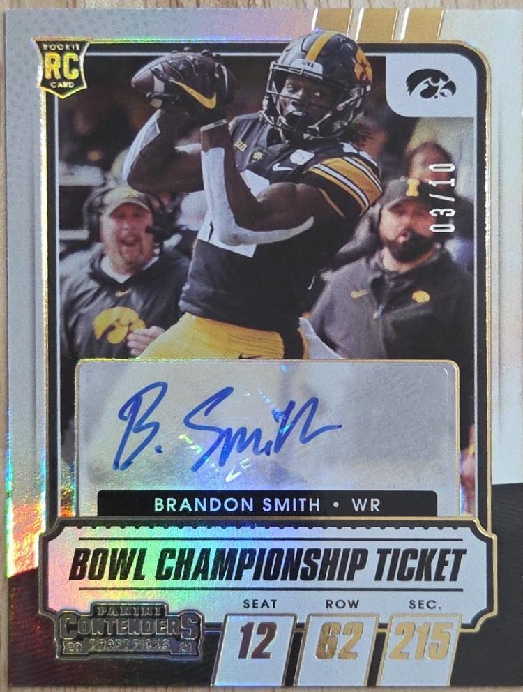 Brandon Smith [Autograph Bowl Championship Ticket] #252