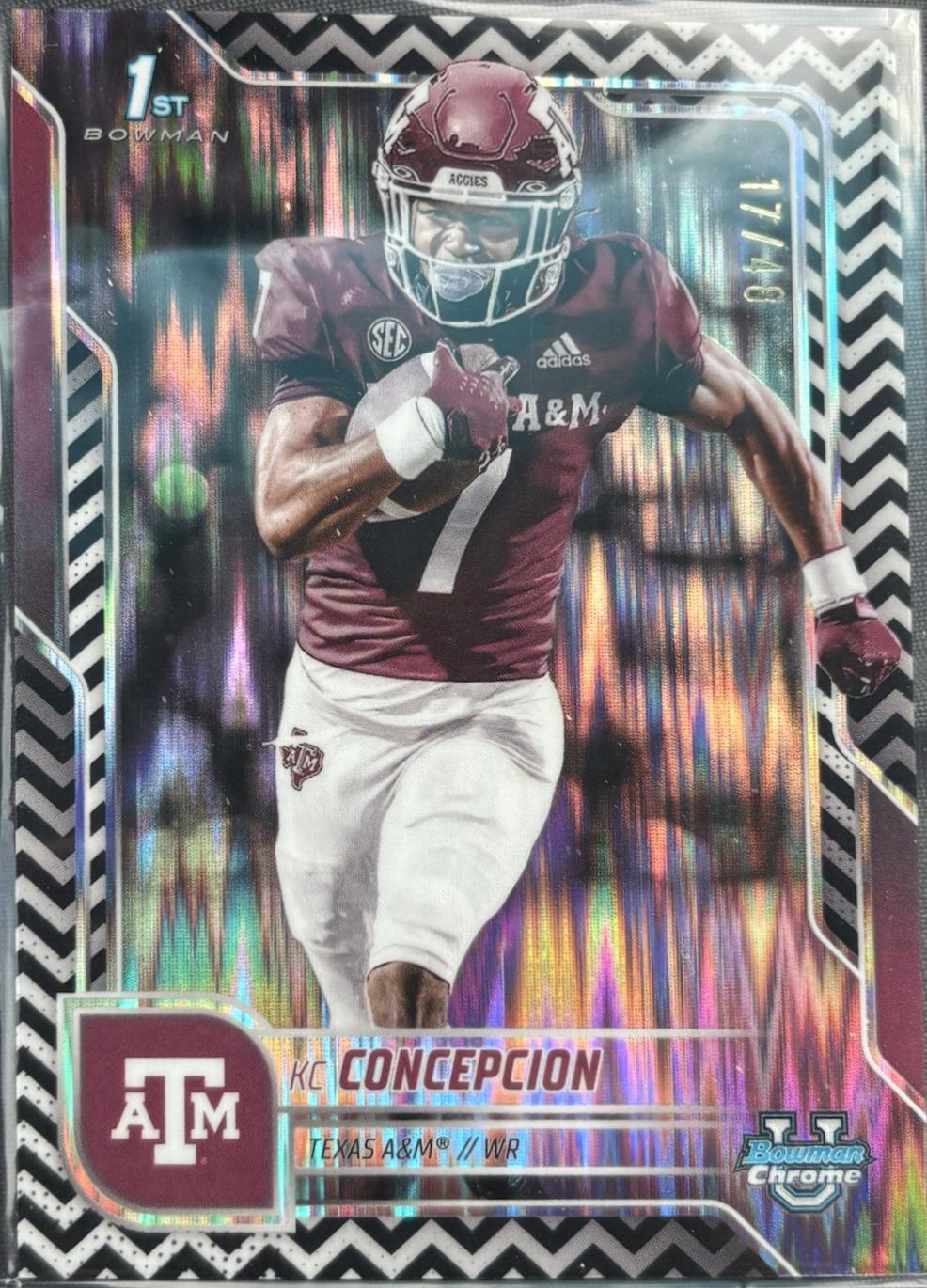 KC Concepcion [Black White Stealth Refractor] #91