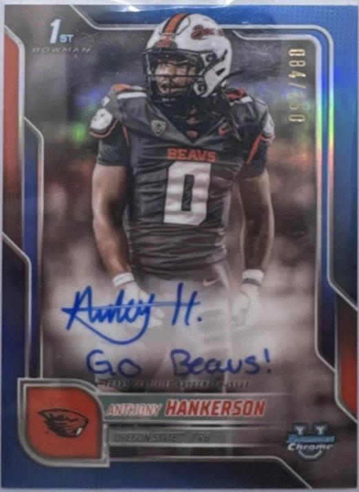 Anthony Hankerson [Blue Refractor] #BCA-AH