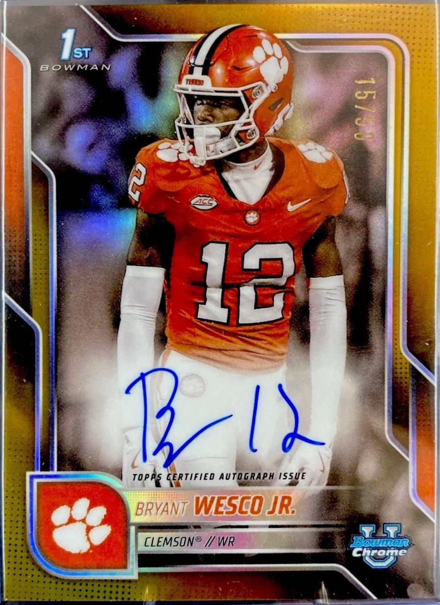 Bryant Wesco Jr. [Gold Refractor] #BCA-BW