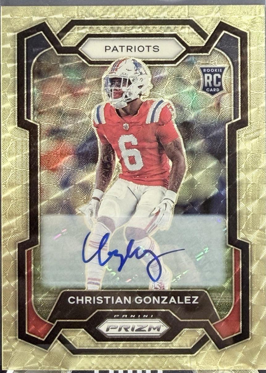 Christian Gonzalez [Autograph Gold Vinyl] #369