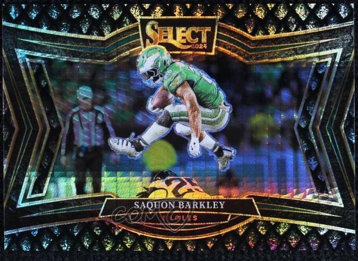 Saquon Barkley [Black Dragon Scale Prizm] #492