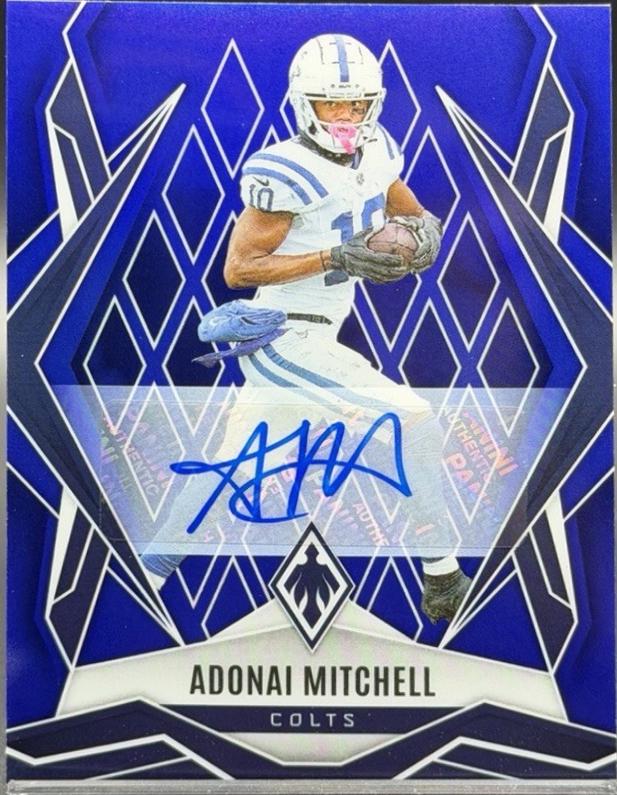 Adonai Mitchell [Blue Autograph] #53