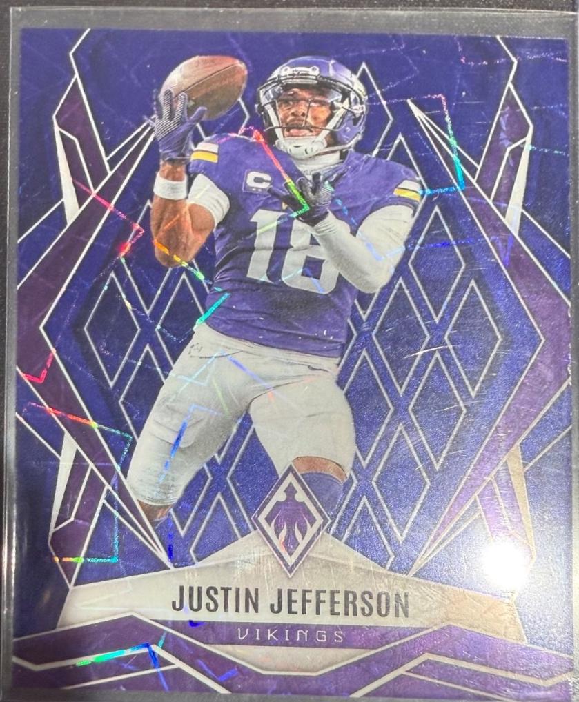 Justin Jefferson [Blue Lazer] #135