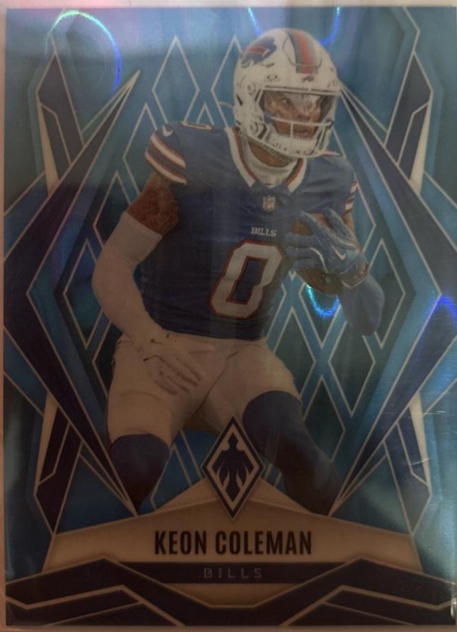 Keon Coleman [Light Blue Lava] #25