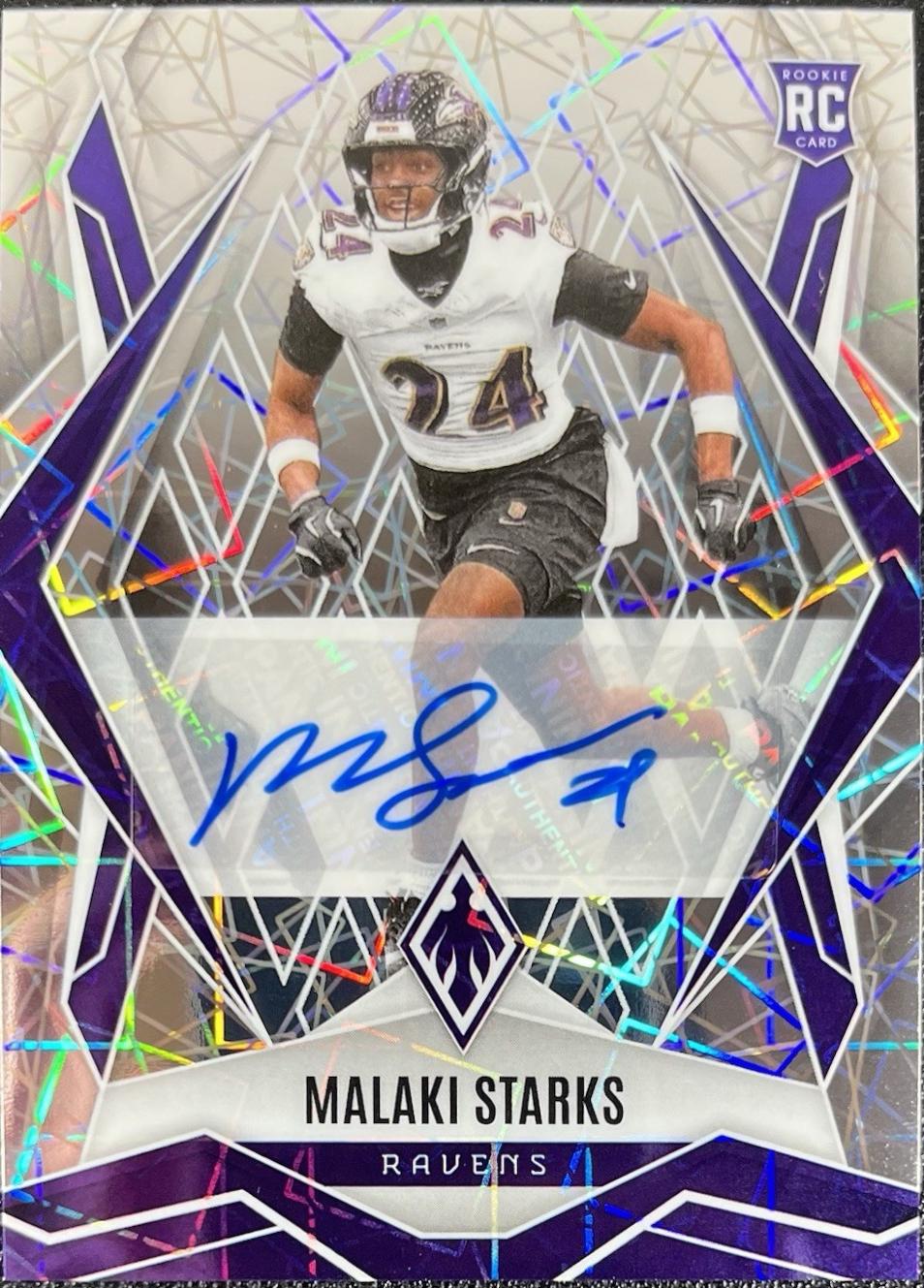 Malaki Starks [Lazer Autograph] #195