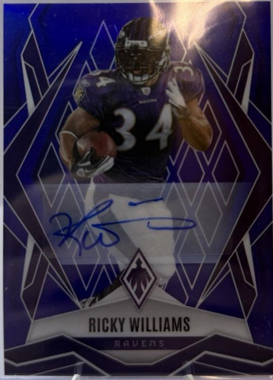 Ricky Williams [Blue Autograph] #81
