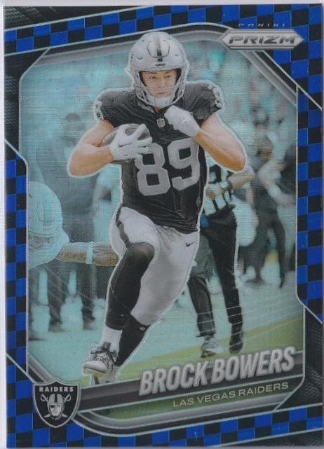 Brock Bowers [Black Blue Checker] #6