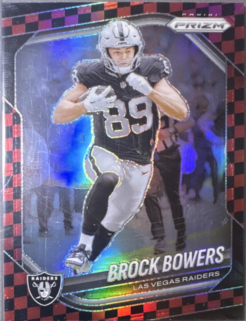 Brock Bowers [Black Red Checker] #6