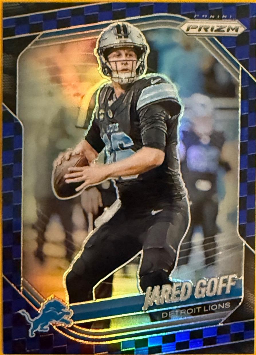 Jared Goff [Black Blue Checker] #10