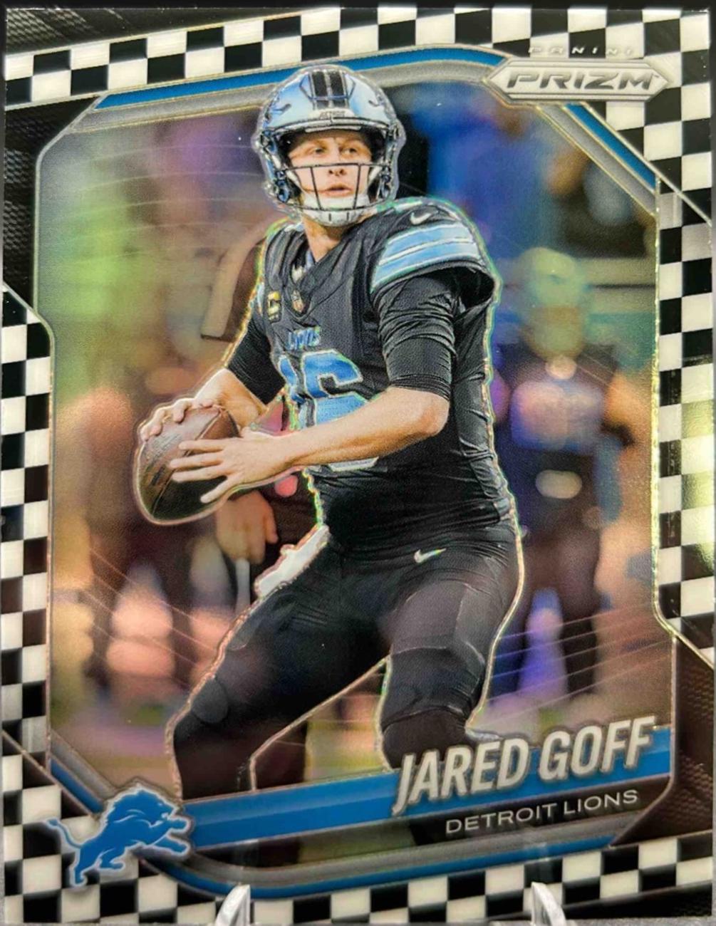 Jared Goff [Black White Checker] #10