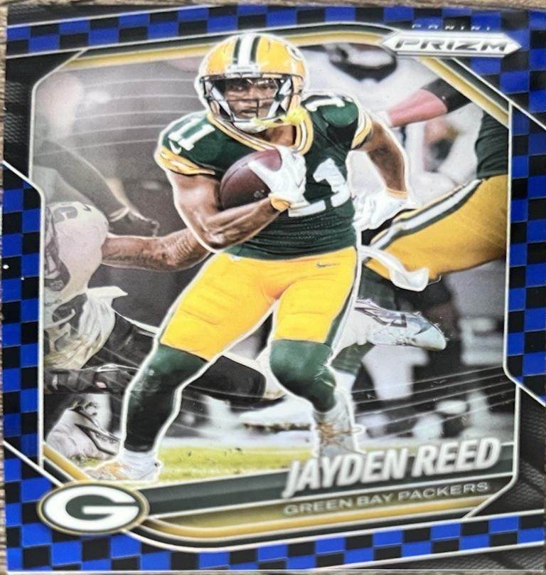 Jayden Reed [Black Blue Checker] #25