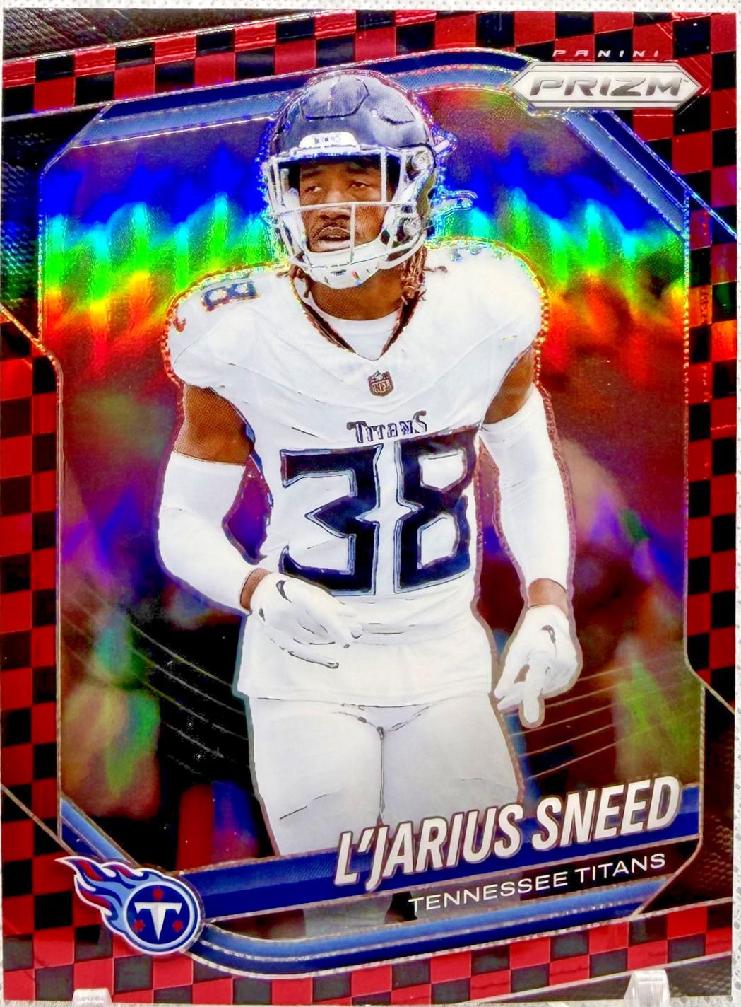 L'Jarius Sneed [Black Red Checker] #24