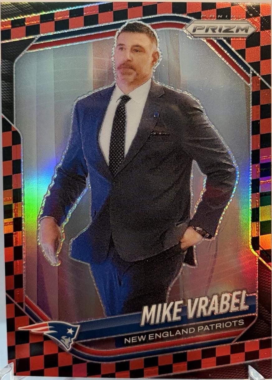 Mike Vrabel [Black Red Checker] #110