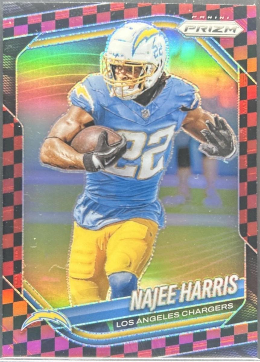 Najee Harris [Black Red Checker] #32