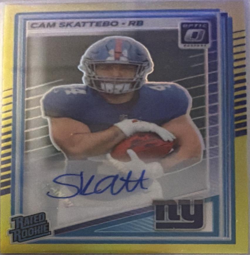 Cam Skattebo [Neon Yellow RPS Autograph] #228