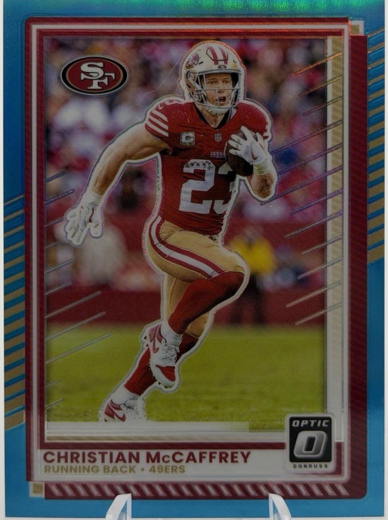Christian McCaffrey [Neon Blue] #119