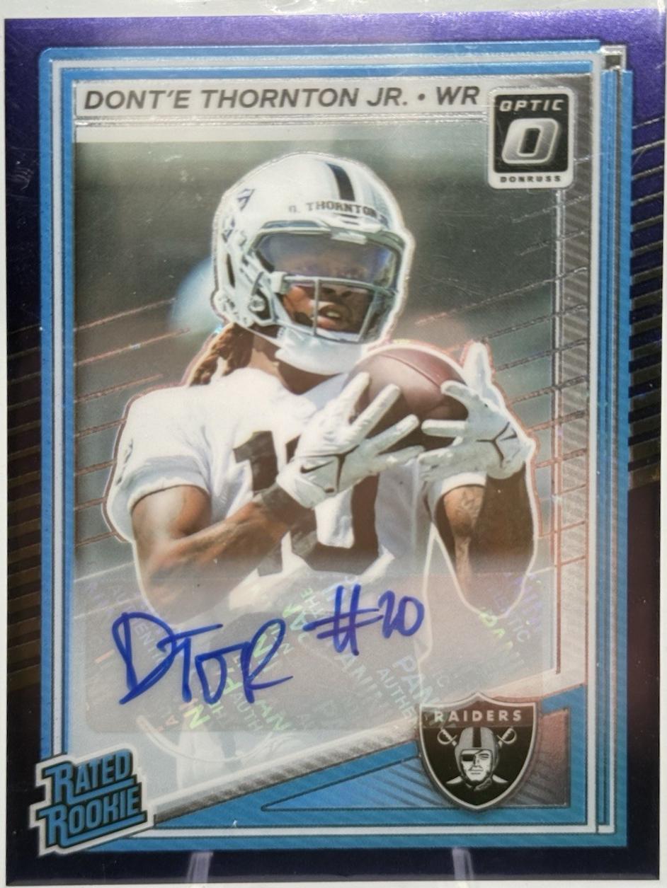 Dont'e Thornton Jr. [Purple Stars Autograph] #279