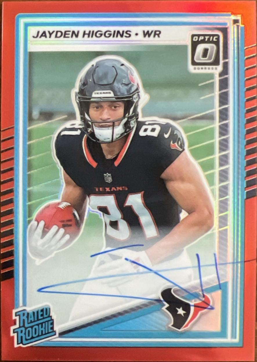 Jayden Higgins [Red RPS Autograph] #225