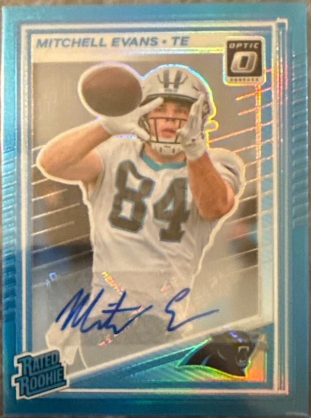 Mitchell Evans [Neon Blue Autograph] #254