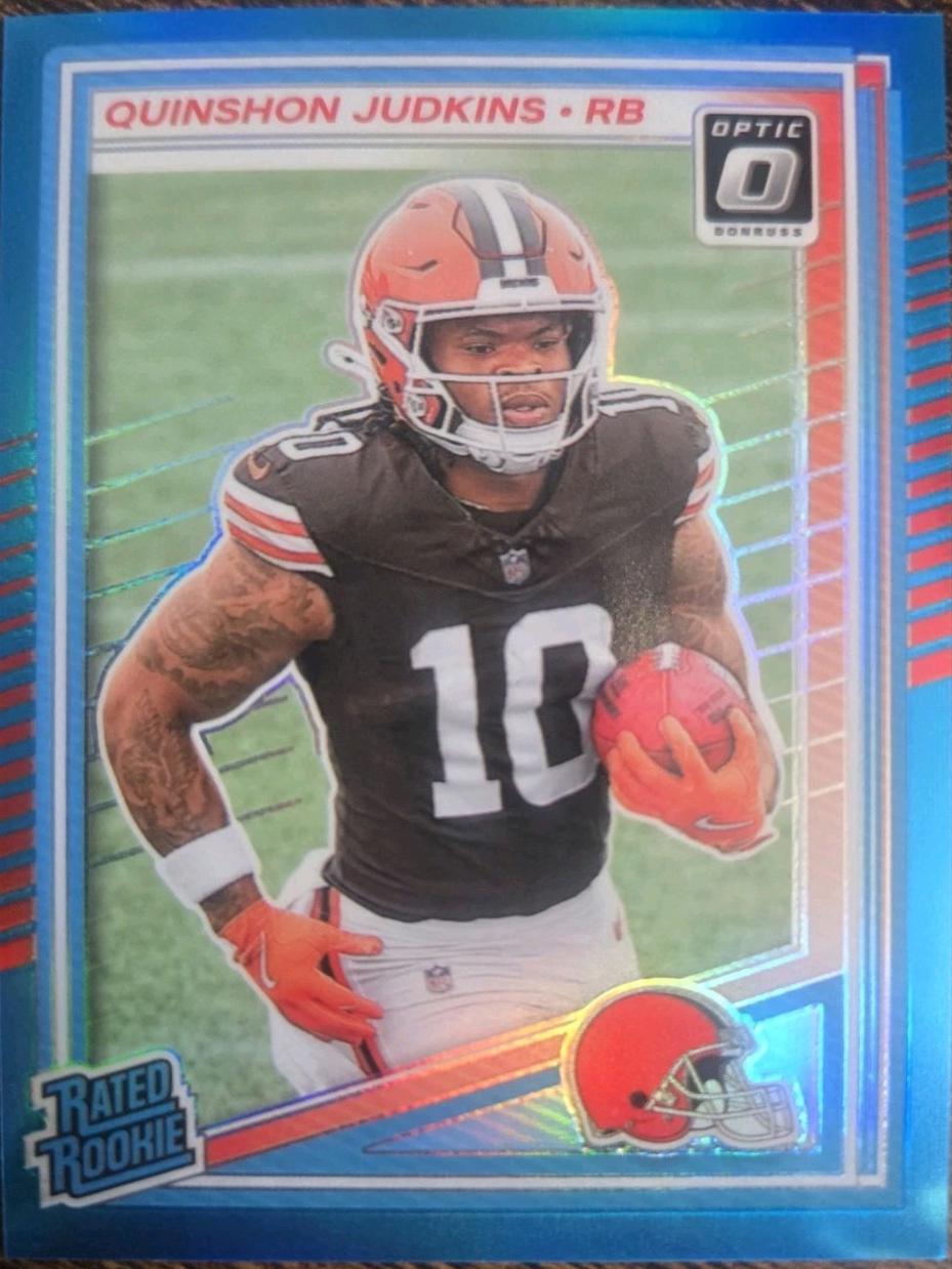 Quinshon Judkins [Neon Blue] #252