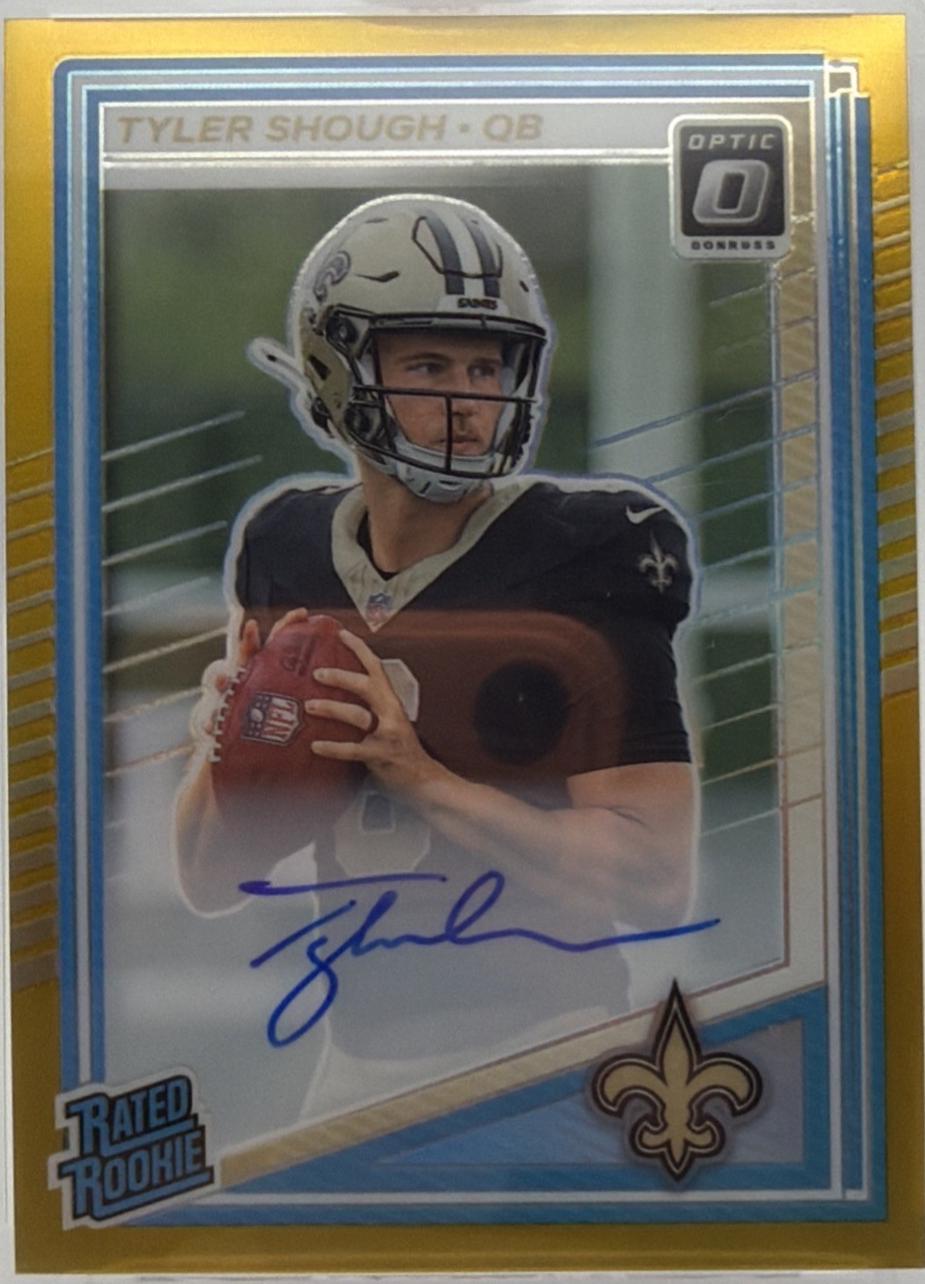 Tyler Shough [Gold RPS Autograph] #223