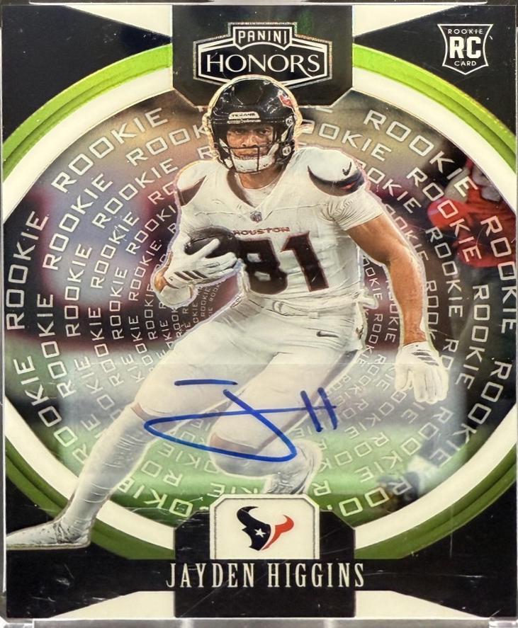 Jayden Higgins [Green Rookie Signature] #42
