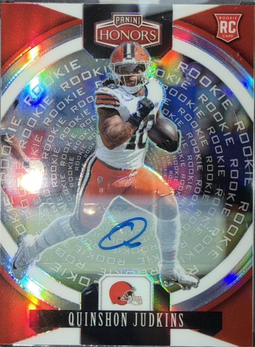 Quinshon Judkins [Red Rookie Signature] #37