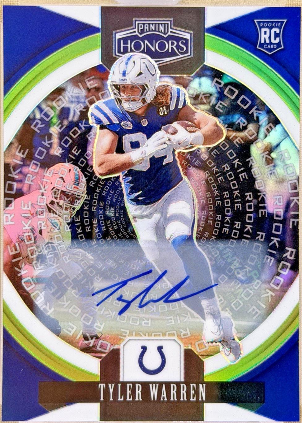 Tyler Warren [Green Rookie Signature] #44