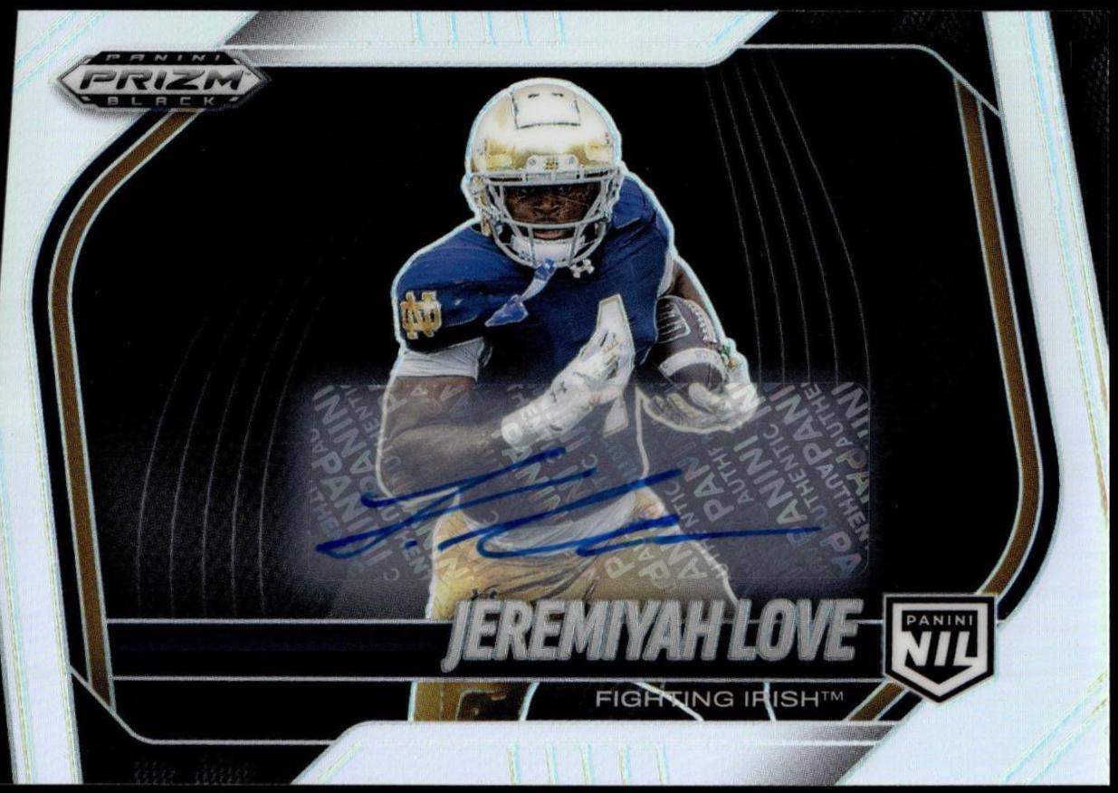 Jeremiyah Love [Autograph Silver] #189
