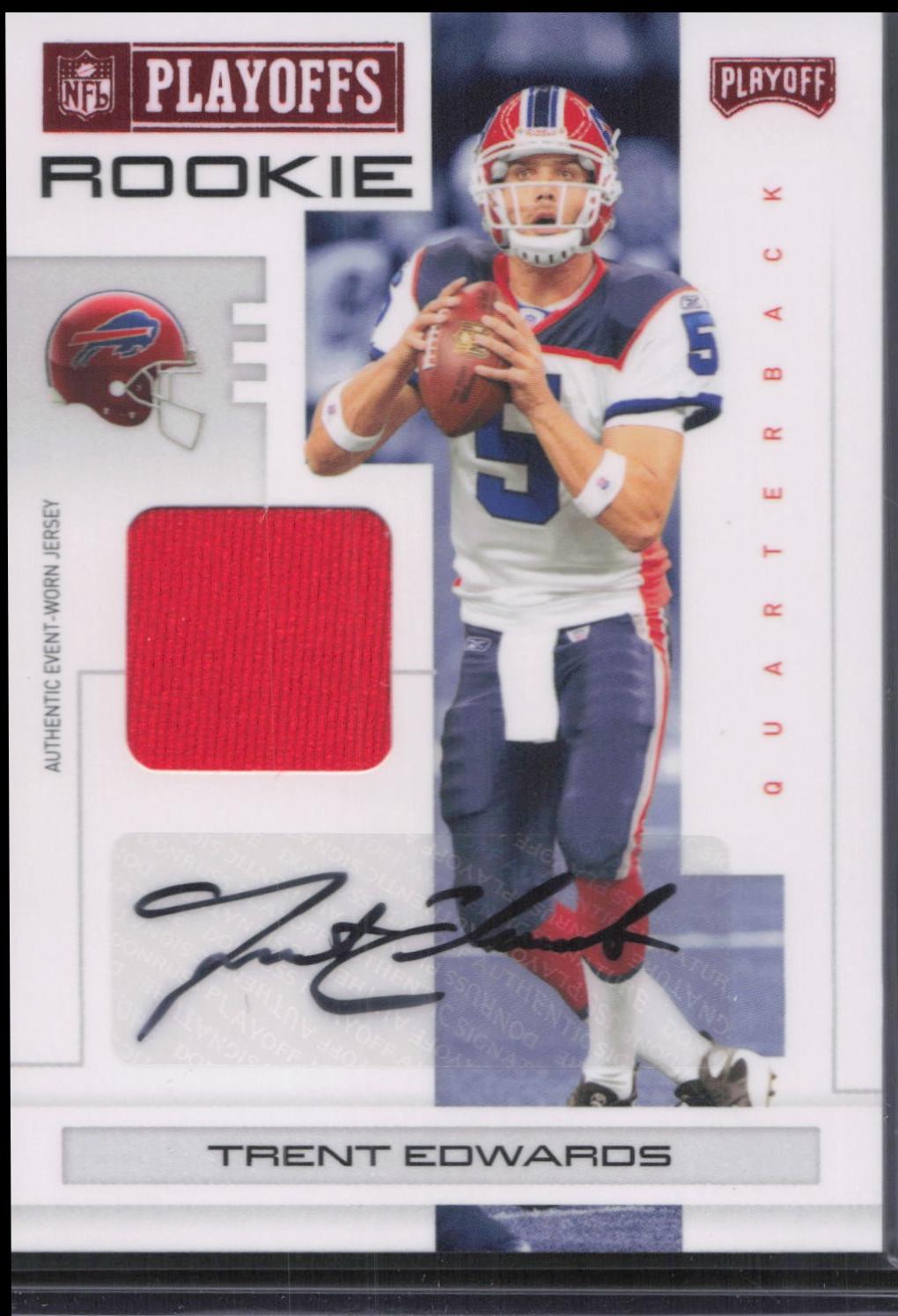 Trent Edwards [Signature Material Red] #132