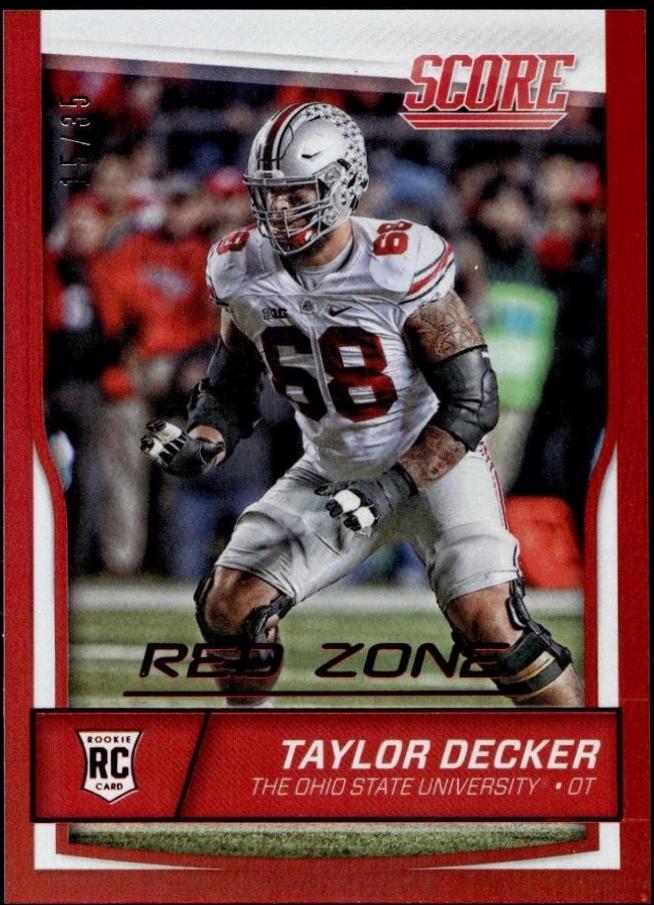 Taylor Decker [Jumbo Red Zone] #388