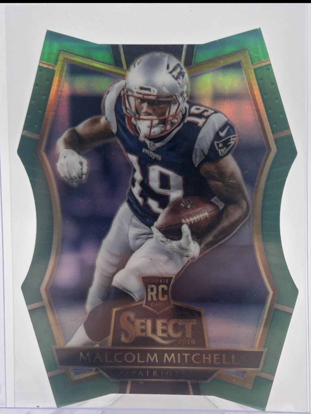 Malcolm Mitchell [Green Prizm Die Cut] #154
