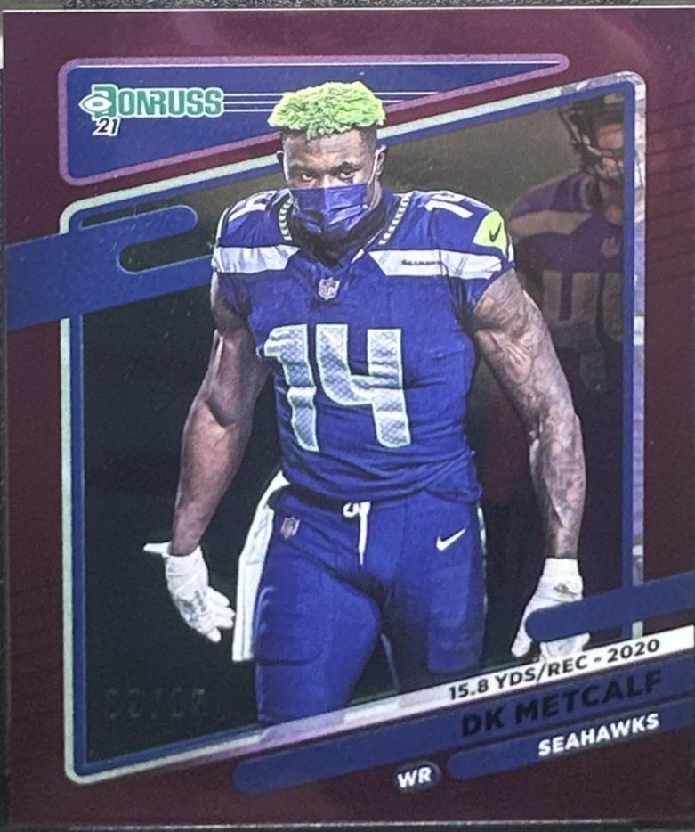 DK Metcalf [No Helmet Season Stat Line] #29