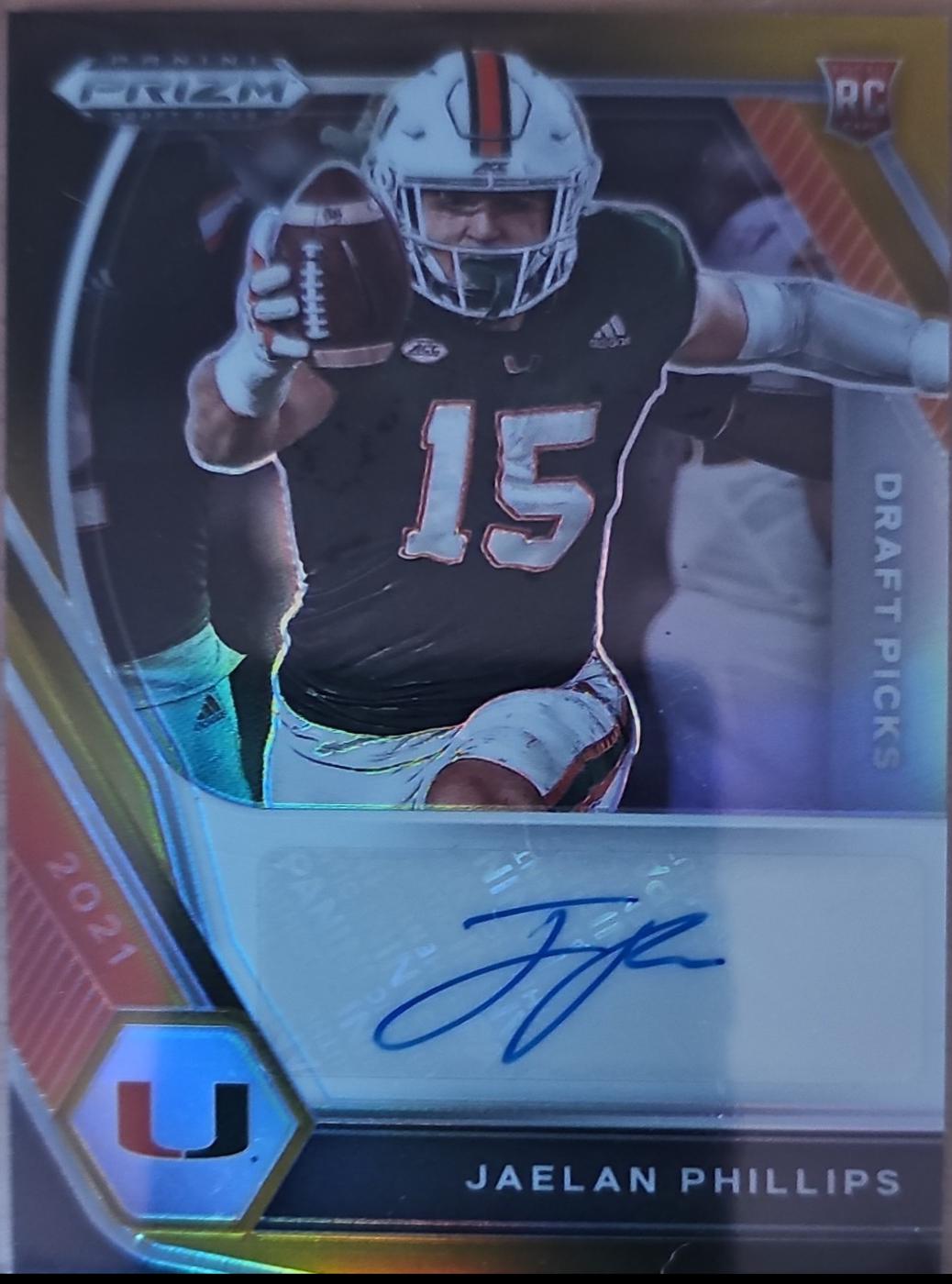 Jaelan Phillips [Black Gold Prizm] #DPA-JAE