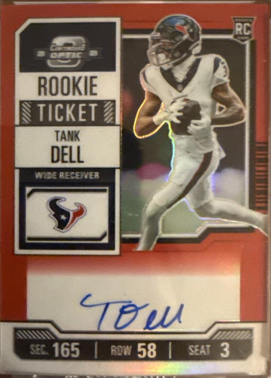 Tank Dell [Rookie Ticket Autograph Red White Blue] #135