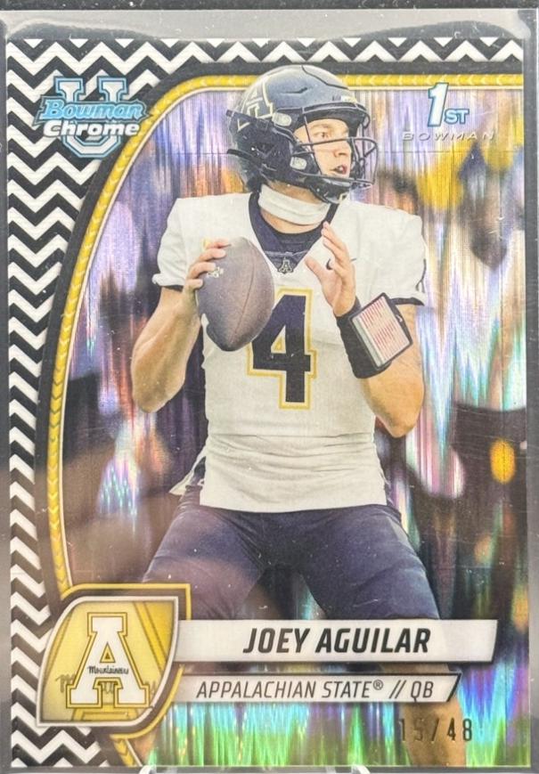 Joey Aguilar [Black White Stealth Refractor] #103