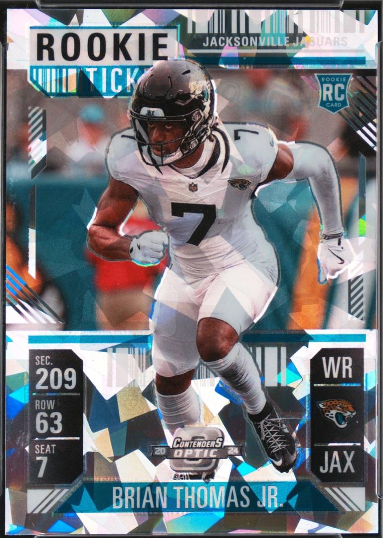 Brian Thomas Jr. [Cracked Ice] #65