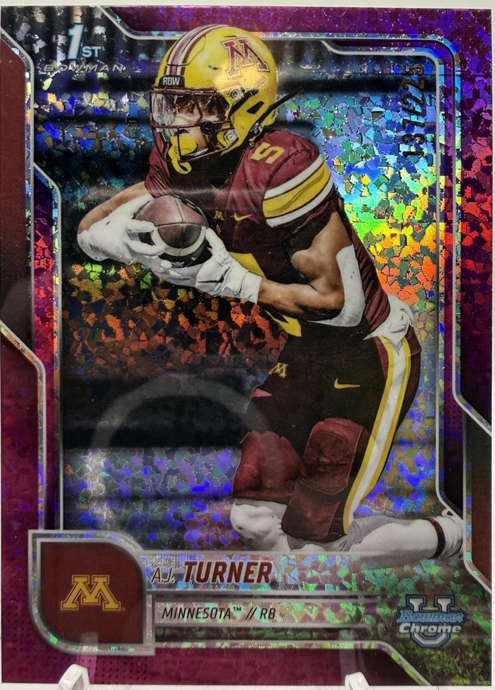A.J. Turner [Fuchsia Mini-Diamond Refractor] #52