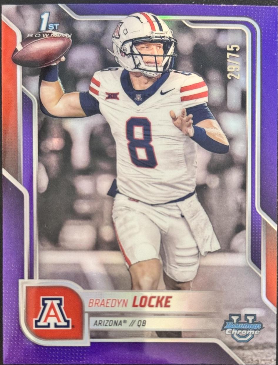 Braedyn Locke [Purple Refractor] #40