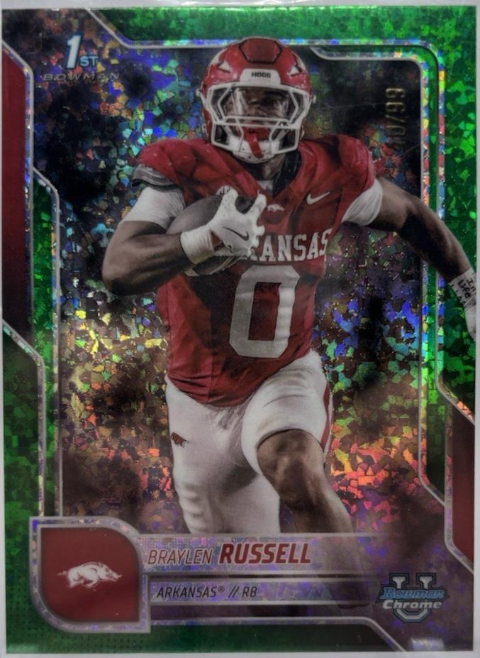 Braylen Russell [Green Shimmer Refractor] #121