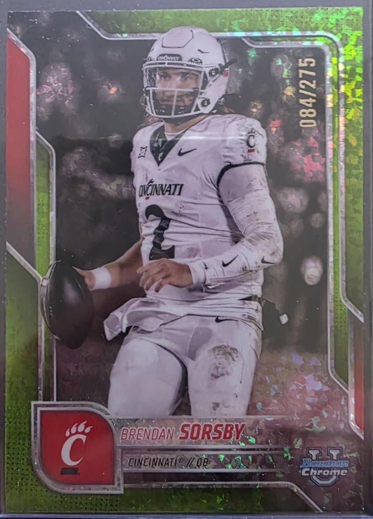 Brendan Sorsby [Lime Green Mini-Diamond Refractor] #143